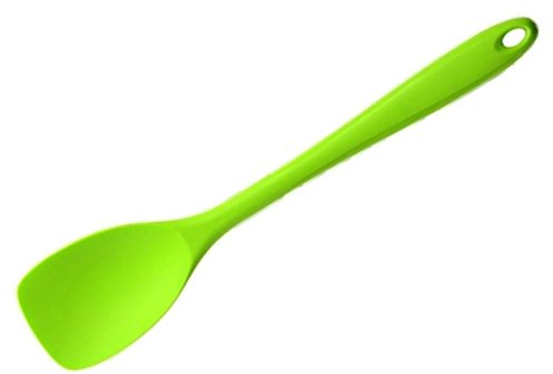 Kochblume Flexlöffel L | Premium-Silikon | Hitzebeständig | Spülmaschinenfest | 30cm | Farbe: limette