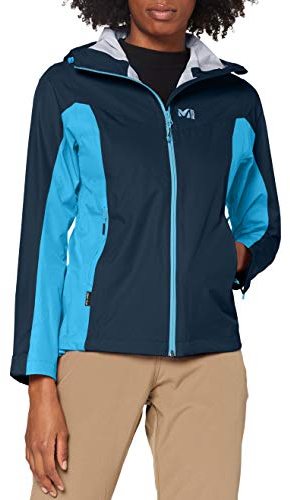 Millet - Fitz Roy III JKT W - Veste Hardshell Femme - Membrane Dryedge Imperméable et Respirante - Approche, Randonnée, Trekking, Lifestyle - Bleu