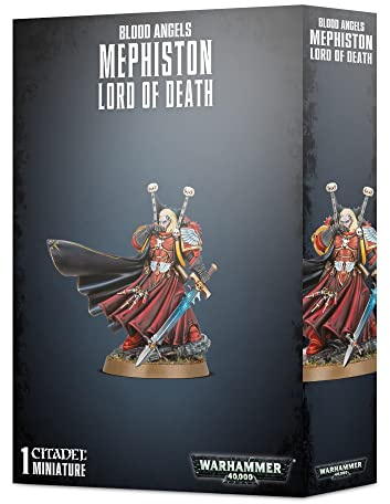 Games Workshop Warhammer 40,000 - Blood Angels: Mephiston Lord of Death, Black