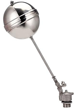 KOROBIE Vanne à Flotteur à Grand débit en Acier Inoxydable 304, for chaudière à Eau Chaude, Pompe à Chaleur, château d'eau, réservoir de Stockage Accessoires de vannes(DN20 SS)