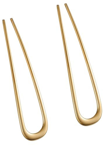 2 Stück French Twist Haarnadeln, U-FöRmige Haarnadeln füR Dickes Haar, French Haarnadelns füR Frauen, Duttnadeln für Haare, Chignon-Haarnadel-Werkzeug für MäDchen, Haartypen, Styling-ZubehöR