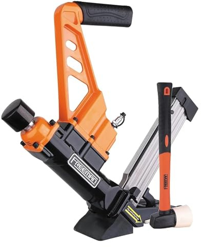 Pistola Sparachiodi, Chiodatrice e cucitrice for pavimenti pneumatica leggera 3 in 1 calibro 15,5 e 16 calibro 2 Pistola sparachiodi ergonomica e leggera