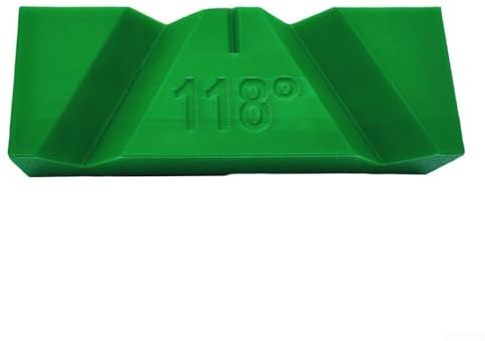 Guía de afilado de brocas para amoladora de banco para restaurar ángulos de 118° y 135°, construcción de polímero resistente al desgaste, herramienta de molienda de precisión manual que extiende la