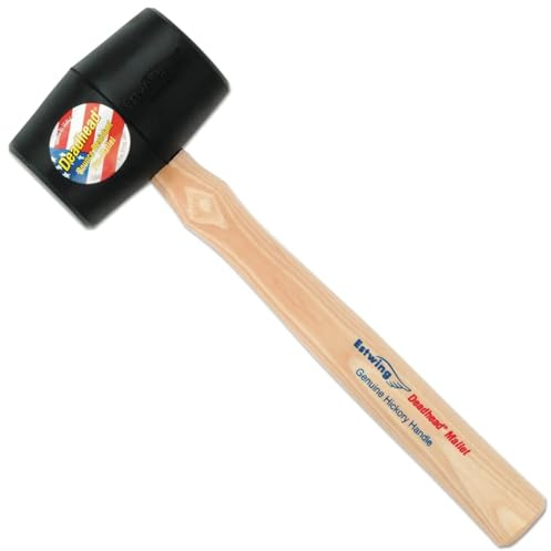 Estwing 268-DH-18 31121 18-Oz. Deadhead Rubber Mallet W-Wood Hand