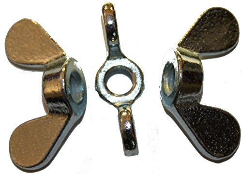 10 Stück M6 Flügelmutter Flügelmuttern verzinkt DIN 315