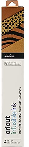 Cricut 2006764 Transfer Sheet Patterns, Animal Infusible Ink, One Size
