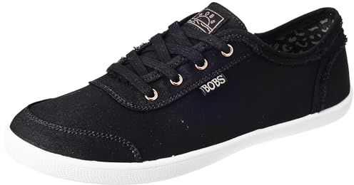 Skechers Women's Bobs B Cute Sneaker, Black, 5.5 UK