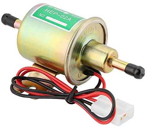 Yctze 70L / ora Pompa del carburante elettrica a bassa pressione 12 Kit di installazione della pompa di benzina in linea universale Kit pompa del carburante HEP-02A