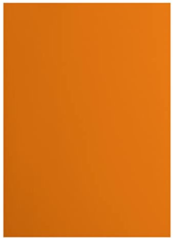 Vaessen Creative 2927-013 Florence Cardstock Papier, Orange, 216 Gramm/m², DIN A4, 10 Stück, Glatt, für Scrapbooking, Kartenherstellung, Stanzen und andere Papierbasteleien