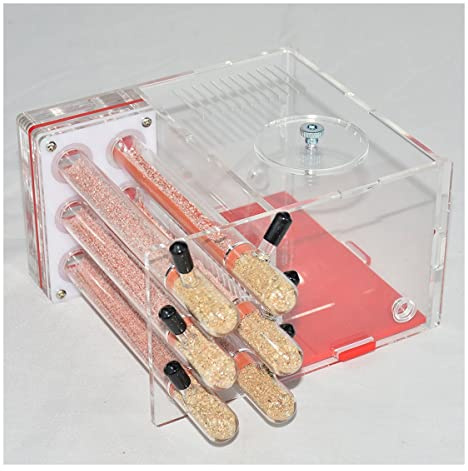 Nid Fourmis 6 Tubes Ferme Fourmis Tube À Essai Double Nid Fourmilière en Acrylique Insectes Reproduction Boîte Maison Fourmis avec Zone Active Habitat Fourmi (Size : 15 Caliber Paving Board)