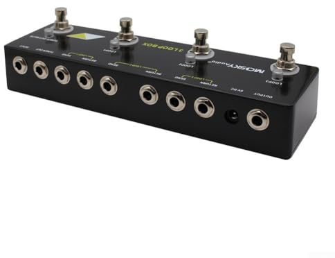 HpLive Pedal de efectos de guitarra multiefectos clásico Rock Tono para MOSKYaudio 3 LOOP BOX Guitarra Pedal Loop Efecto Pedal Looper Pedal Tuner