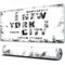 FEHWI Gaming Mouse Pad Extra Large Keyboard Mouse Mat Desk Pad Soft Smooth Surface and Anti-Slip Rubber,New York city art. Street graphic style NYC.Template apparel card label p.,16x35.5 in
