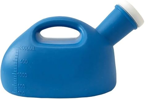 läckagesäker bärbar urinflaska, Herrurinoar 2000 ml bärbar urinflaska resetoalett beige