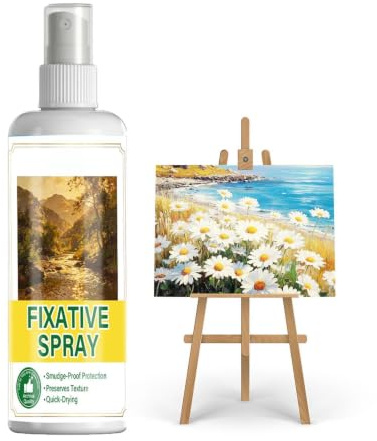 Generico Spray Fissativo - 100 Ml, Spray Fissante Del Colore Ad Asciugatura Rapida Per La Creazione Artistica, Proteggendo Le Opere D'arte E Prolungandone La Durata