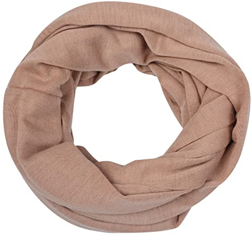 Miobo Schlauchschal Damen/Herren Snood Rundschal Braun