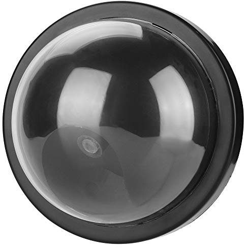 Ghzste MR-02Y Telecamera Fittizia con Cupola Finta di Sorveglianza di Sicurezza Telecamera Esca Simulata con 1 Luce LED