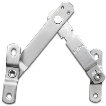 Finestra sottile in acciaio inox, pratico blocco finestra per mantenere l'integrità della finestra. Angolo di finestra più ampio