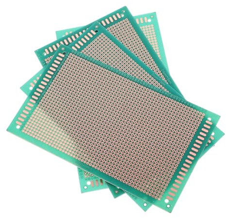 MAGICLULU 5piezas Placa De PCB Unidades Soldable para Proyectos Electrónicos Fibra