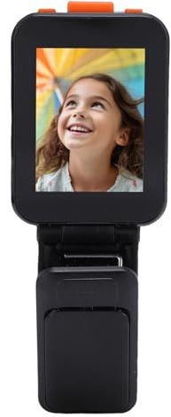 Sorandy Telefon VLOG Selfie Monitor -skärm, 2 Tum 1080p HD 5.0 Back Camera Monitor med Fällbar Klämma, Telefonens Bakre Kamera Auxiliary Display för och IOS