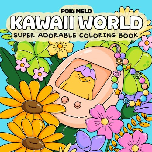 Kawaii World: Super Adorable Coloring Book for Adults and Teens Featuring Cute Animal Characters for Relaxation and Creativity