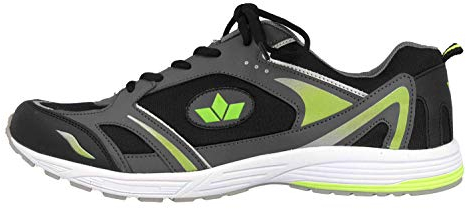 Lico MARVIN Herren Fitnessschuhe, Anthrazit Schwarz Lemon, 43 EU