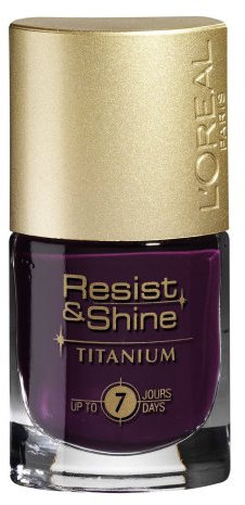 L 'Oreal Resist and Shine Titanium Nail Polish – 606