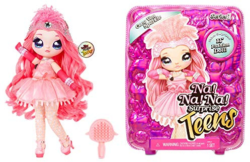 Na Na Na Surprise Teens Fashion Doll – Coco Von Sparkle, 11 Soft Fabric Doll, Flamingo Inspired