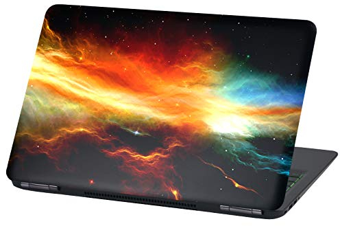 Laptop Folie Cover: Strange Klebefolie Notebook Aufkleber Schutzhülle selbstklebend Vinyl Skin Sticker (13-14 Zoll, LP44 Kosmos)