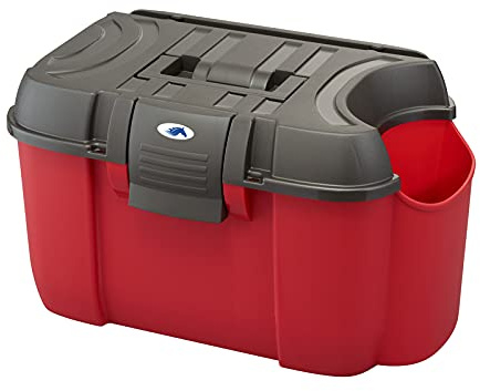 Horse Grooming Tack Box With Side Compartment