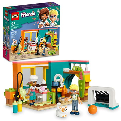 Lego Friends Leo's Room 41754 - Set da gioco per camera da letto, giocattolo da collezione per ragazze e ragazzi con minibambola Olly, accessori e animali domestici