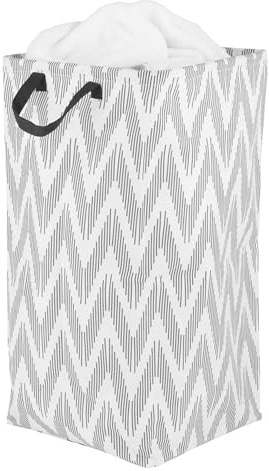 Beldray LA032173ROSEFEU7 - Cesta grande plegable para la ropa sucia, cesta de lavandería con asas laterales, 55 L, ligera, 30,5 x 30,5 x 60 cm