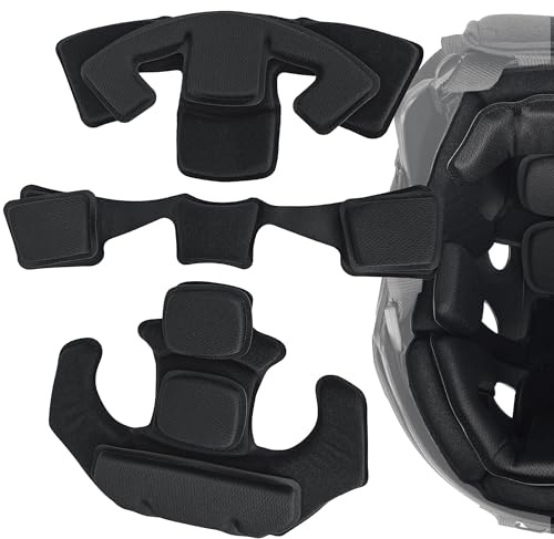 HANSTRONG GEAR Universal Tactical Airsoft Outdoor Combat Interne Ersatzpolster aus Memory Foam, Schutzmatten-Set, Zubehör, kompatibel mit Fast/Mich/ACH/USMC/PASGT/EX Helmen