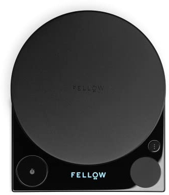 Fellow Tally Pro Studio Digital Kaffeewaage – Präzisionswaage mit Glasoberfläche – Digitale Küchenwaage für Kaffee und kleinere Mengen bis zu 2.200 Gramm – Maße in g, oz, lbs & mm – Mattschwarz