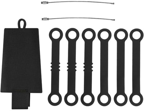 MiOYOOW Sac de Bâtons Lumineux Tactiques, Support de 6 Bâtons éclairage de Survie, Porte-Stylo avec Corde de Suspension pour Le Camping, la Pêche, la Chasse et la Sport