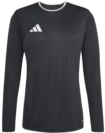 adidas herr Entrada26 Long Sleeve Jersey Shirt, black/white, L