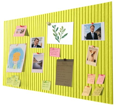 Tablón de anuncios autoadhesivo grande de 40 x 60 cm, tablero de anuncios decorativo de fieltro, tablero de corcho plegable, pizarra de fotos, tablero de notas, tablero de visión para oficina, hogar y