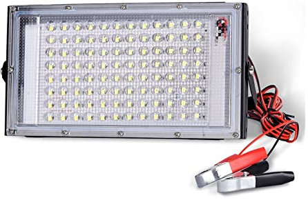 Luz de inundación, DIRIGIÓ Luz de inundación 5 0W 100W Impermeable IP65 Reflectector LED Spotlight Proyector Floodlights Lighting Outdoor Iluminación(LED Floodlight 100W)