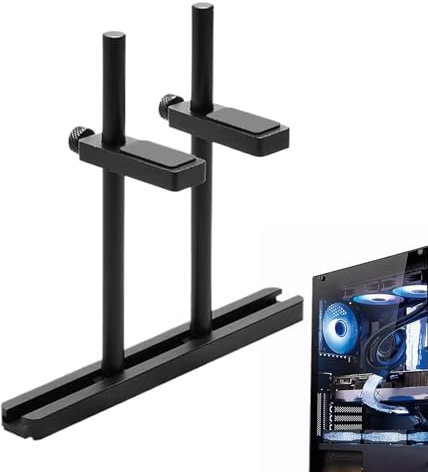 JINGLING Graphics Card Holder | Anti-Sagging GPU Holder - Vertical Bracket PC Accessory Space Saving for Video Editing and Computer Installation