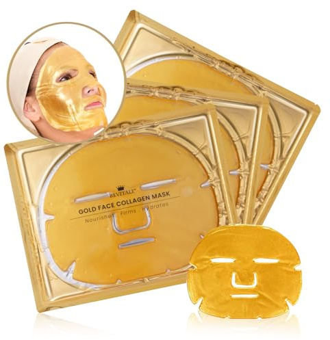 Mascarilla facial de oro de 24 quilates Revitale, enriquecida con colágeno