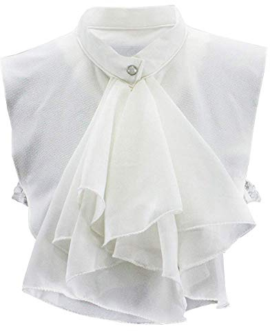 Joyci Ruffle Flounce Stand Collar Dickie Fake Collar Chiffon Detachable,AP6