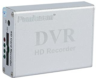 Mini DVR CCTV a 1 canale per videoregistratori con fotocamera digitale in tempo reale per veicoli, schede SD Mini DVR HD a 1 canale D1 Risoluzione H.365 Compressione video per telecamere CVBS Pal NTSC