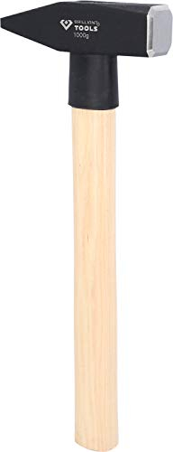 BRILLIANT TOOLS BT073100 Marteau rivoir avec manche Hickory, 1 000 g [Powered by KS TOOLS]