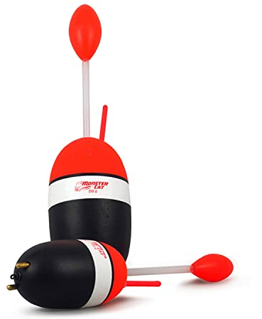 Tandem Baits Monster Cat 2-er Pack Welspose mit Rassel | Posen Angel-Set | Angelposen Schwimmer zum Welsangeln | Angelschwimmer Posen-Set | Praktisches Angelzubehör-Set Rasselposen 250 g 2 STK.