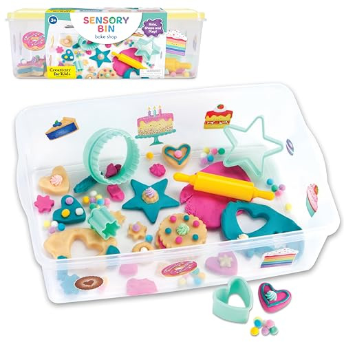 Creativity for Kids Sensory Bin: Bake Shop - Pretend Play Kindergarten Learning Activities, Sensory Toys for Kids, Toddler Gifts for Girls (Ages 3+)