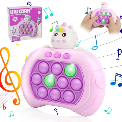 Coicok Pop It Électronique, Machine de Jeu Puzzle Pop, Gadgets Anniversaire Enfants, Cadeaux de Fin de Fête d'Anniversaire, Jeu Sensoriel de Décompression, Jouets Anti-stress pour Adultes et Enfants