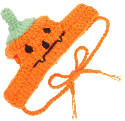 TOYANDONA Chapeau Citrouille Halloween pour Chat et Chien Costume Cosplay Ajustable et Confortable Accessoire Fête Animaux Bonnet Chat Déguisement Halloween