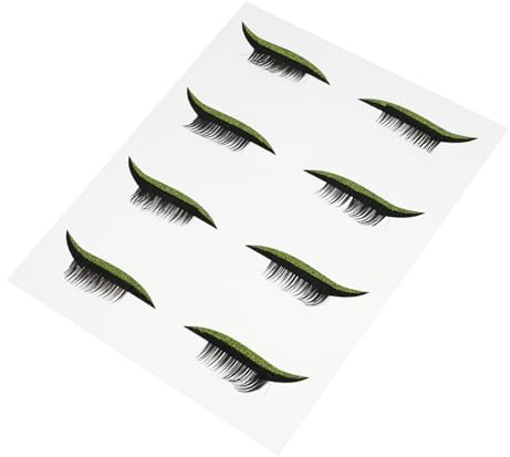 Alipis 4paia Colla Adesiva Per Ciglia Eyeliner Di Strisce Adesive Impermeabili Per Contorno Occhi Autoadesivo Facil Usare Strappare