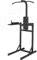 GORILLA SPORTS® Power Tower - Multifunktional, Klimmzugstange, Dip-Station, Pull & Chin Up, Schwarz/Weiß - Kraftstation für Zuhause, Klimmzugstation, Kraftturm, Trainingsgerät, Fitness, Krafttraining
