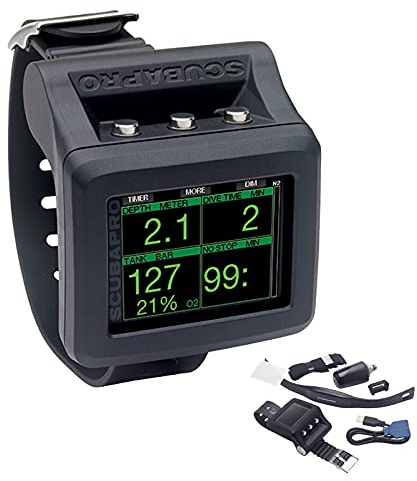 SCUBAPRO Galileo 2 mit LED-Sender und HR-Brustgurt Tauchcomputer