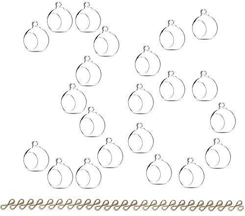 Portacandele In Vetro Per Appendere Tè, 36 Pezzi Ø 6 Cm Min Terrario In Vetro Per Decorazioni Natalizie Per L'albero Di Natale Ornamento Da Giardino Esterno